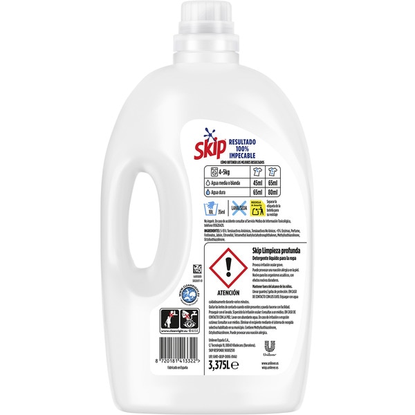 Flüssigwaschmittel Tiefenreinigung Flasche 75 Dosis