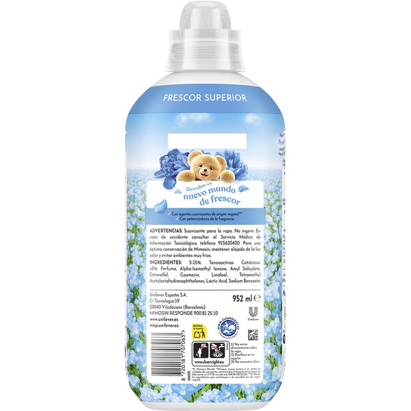 Weichspülerkonzentrat mit Extraduft Vital-Blau Flasche 56 Dosis