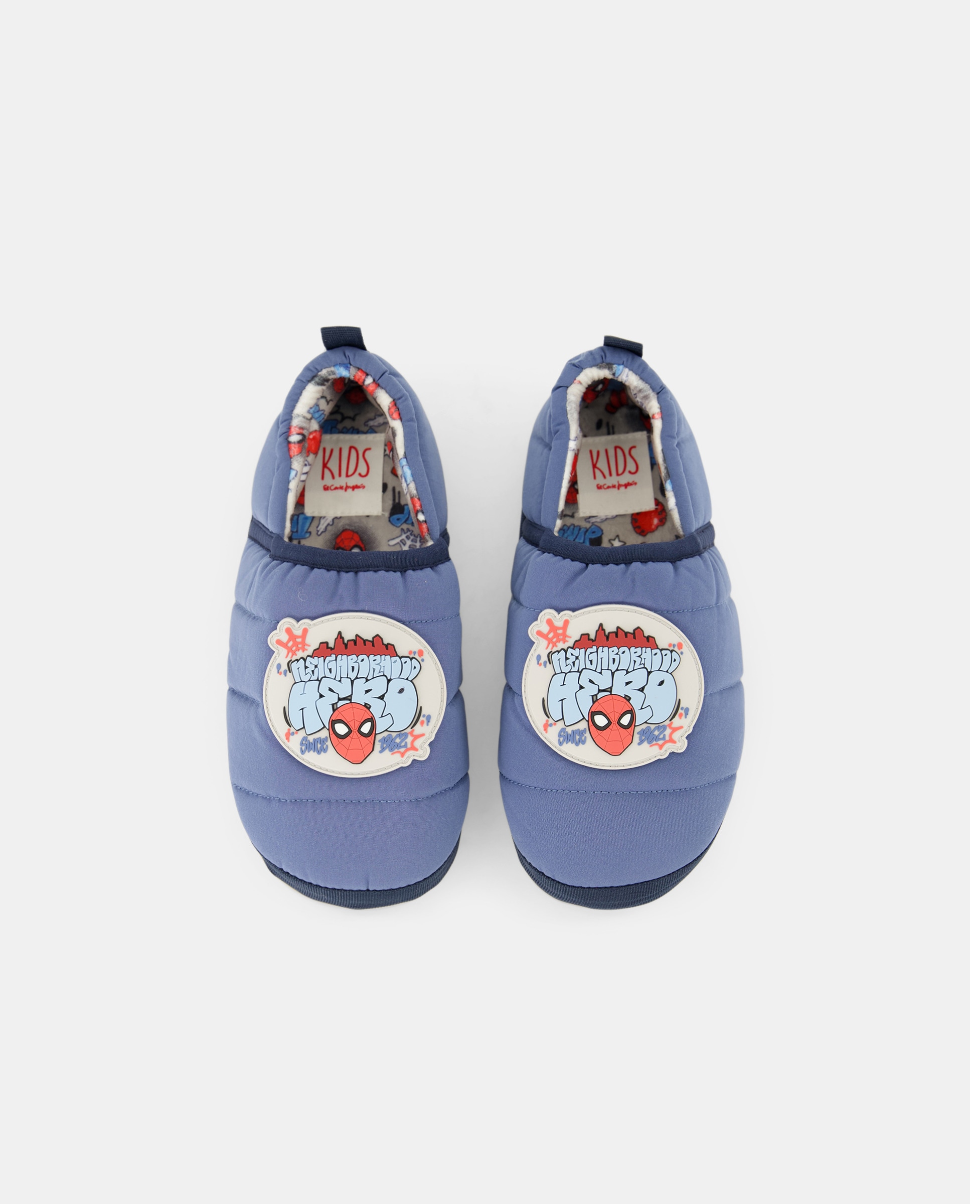 Pantufas com Fantasia Homem-Aranha 400 Azul-4