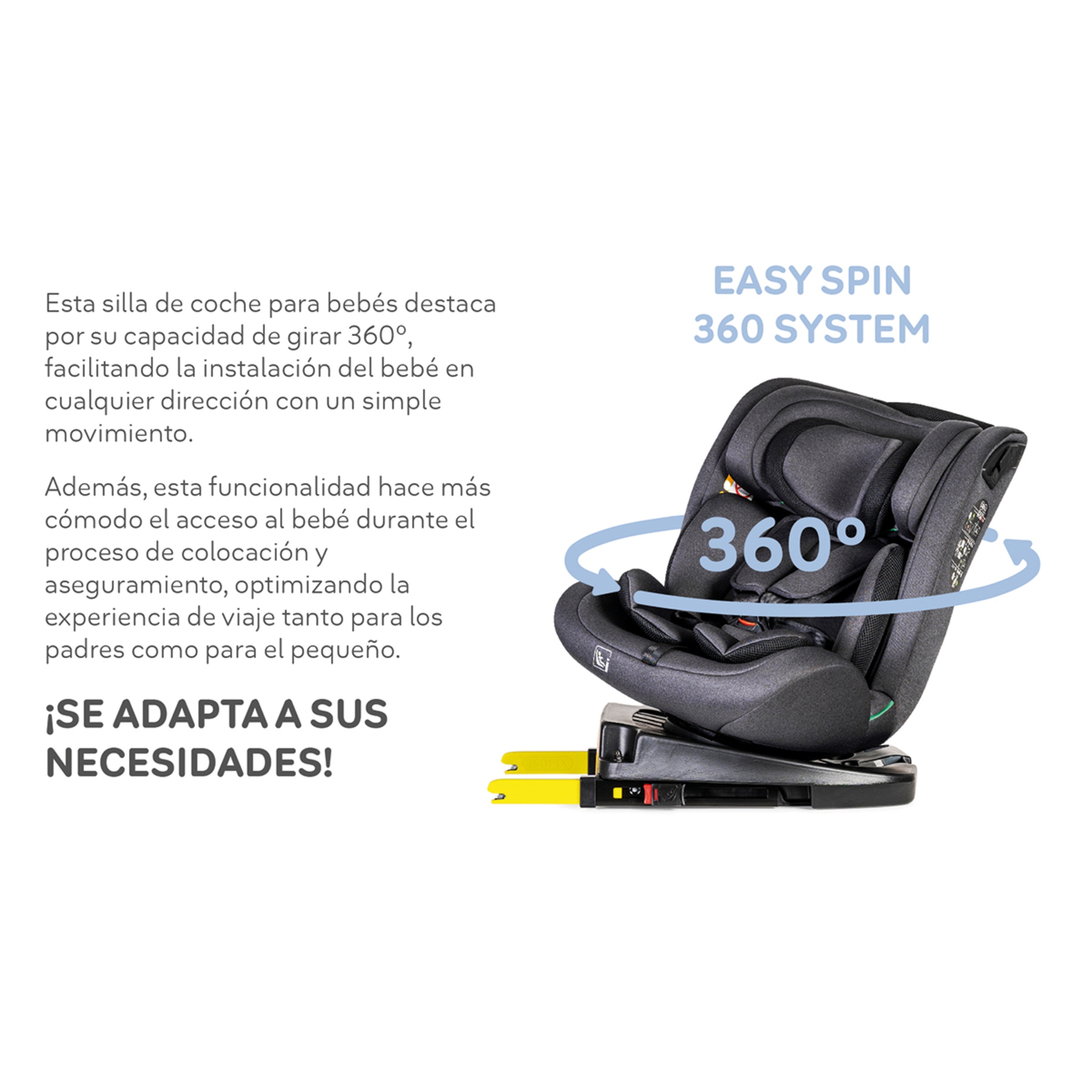 Silla de auto Corfú I-Size (40-150cm) Gris-16