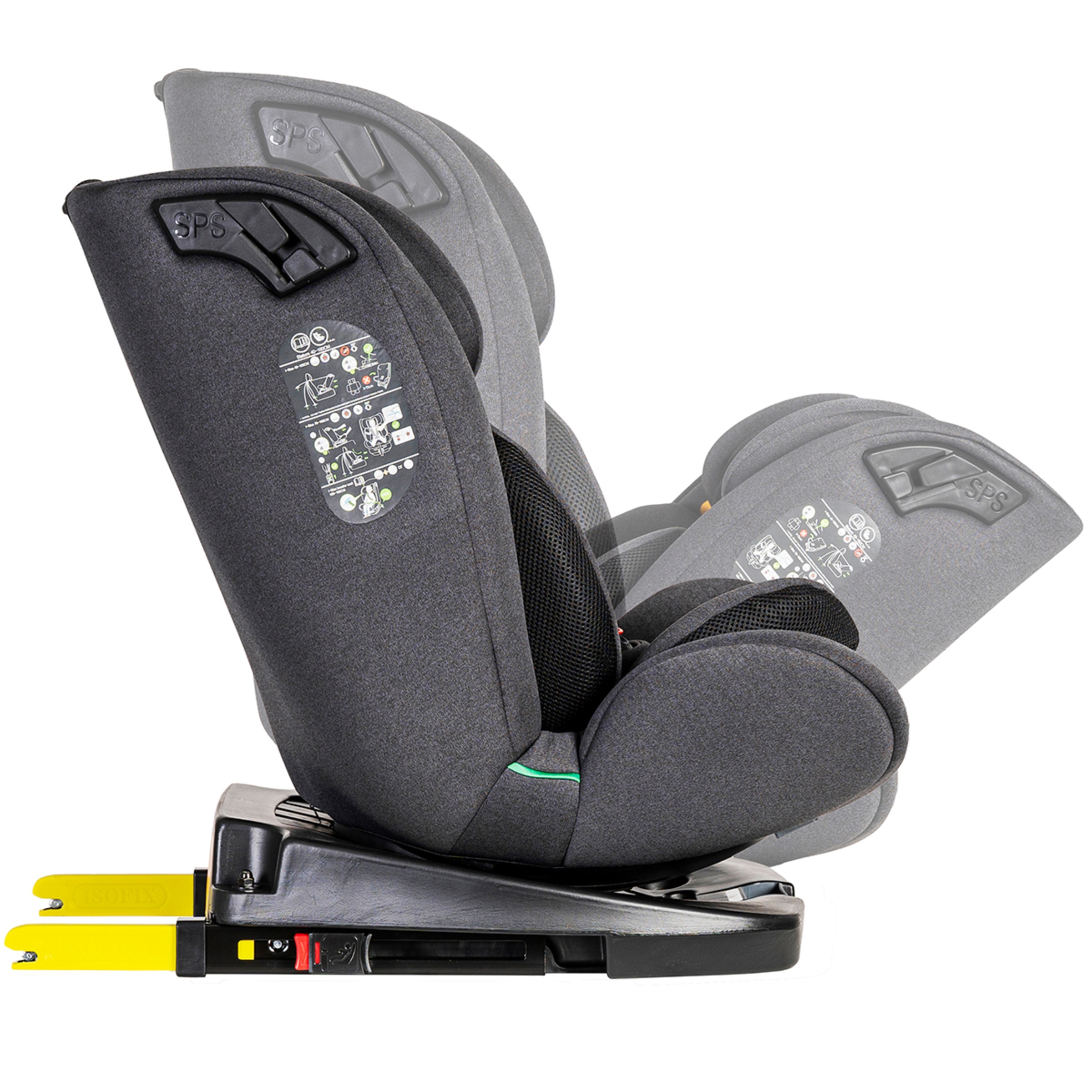 Silla de auto Corfú I-Size (40-150cm) Gris-13