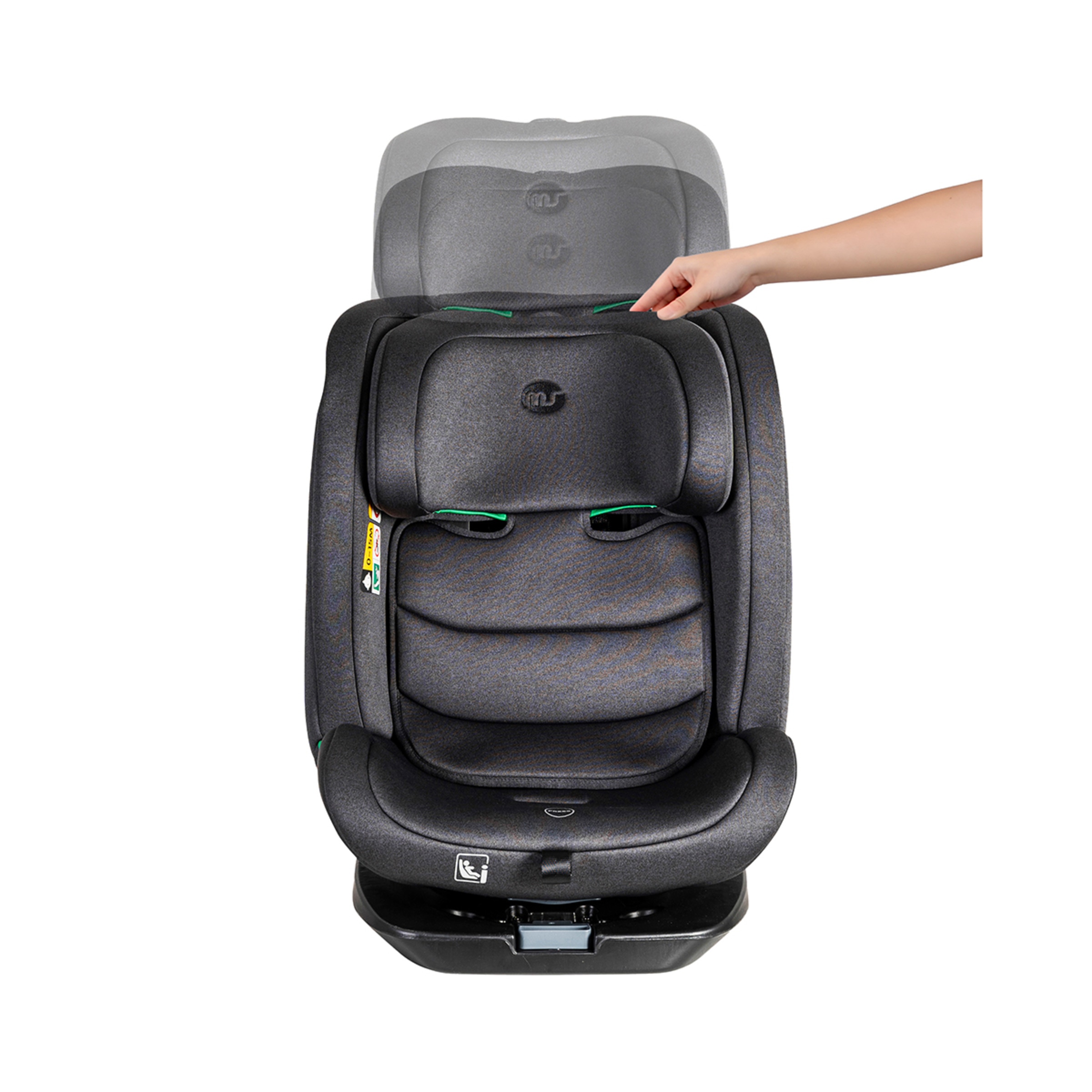 Silla de auto Corfú I-Size (40-150cm) Gris-11
