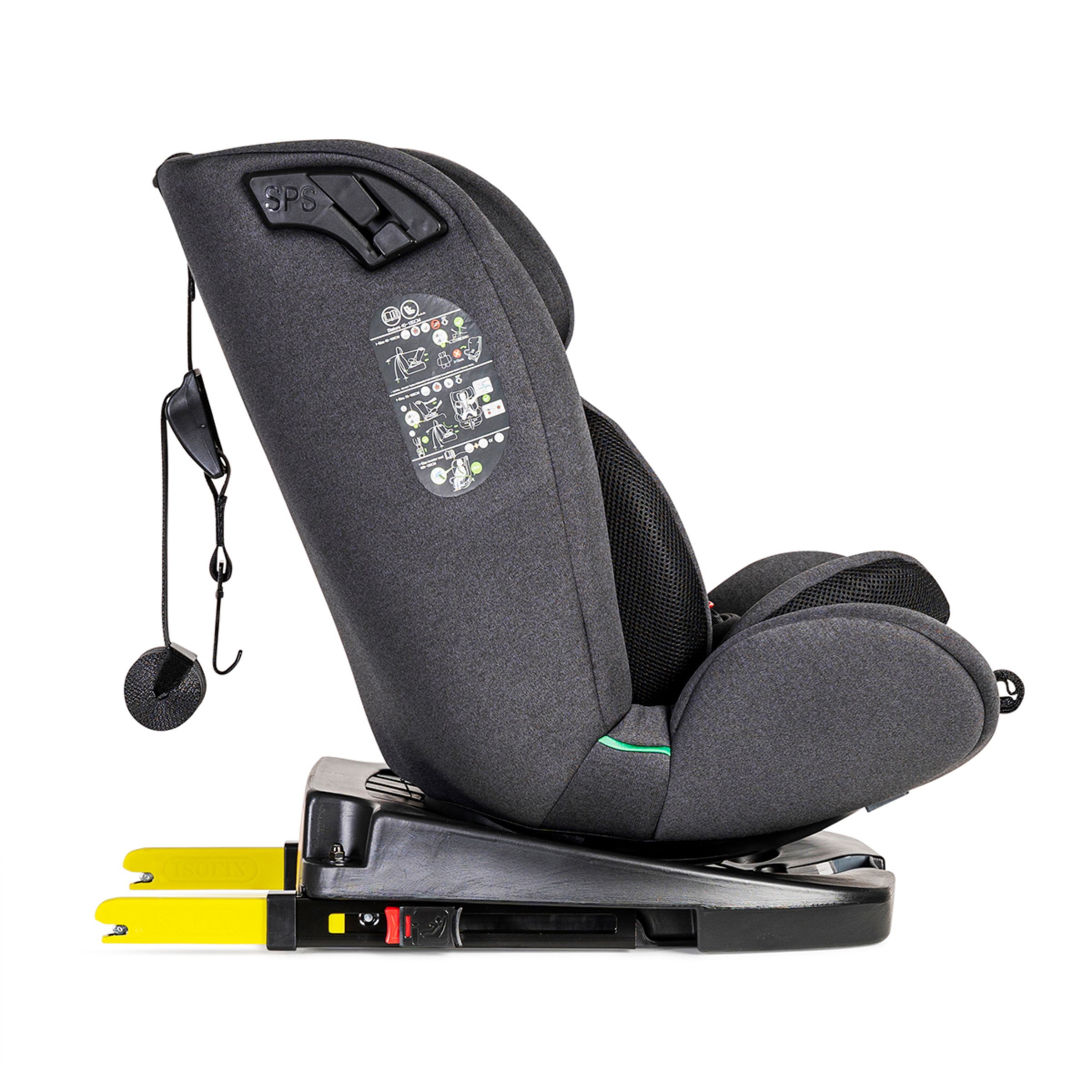 Silla de auto Corfú I-Size (40-150cm) Gris-3