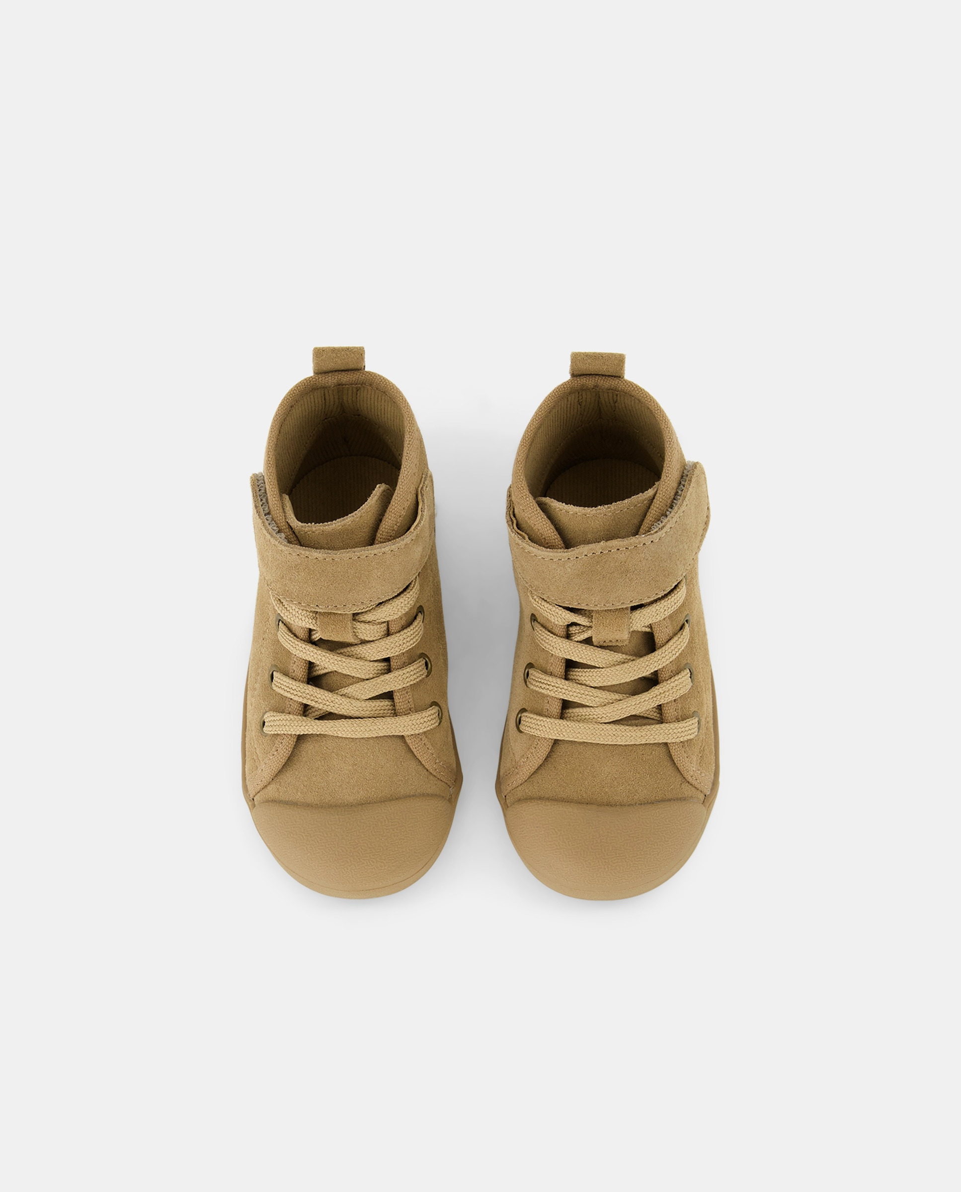 Botas Desportivas de Bebé com Fecho de Velcro e Cordão Torrado-4