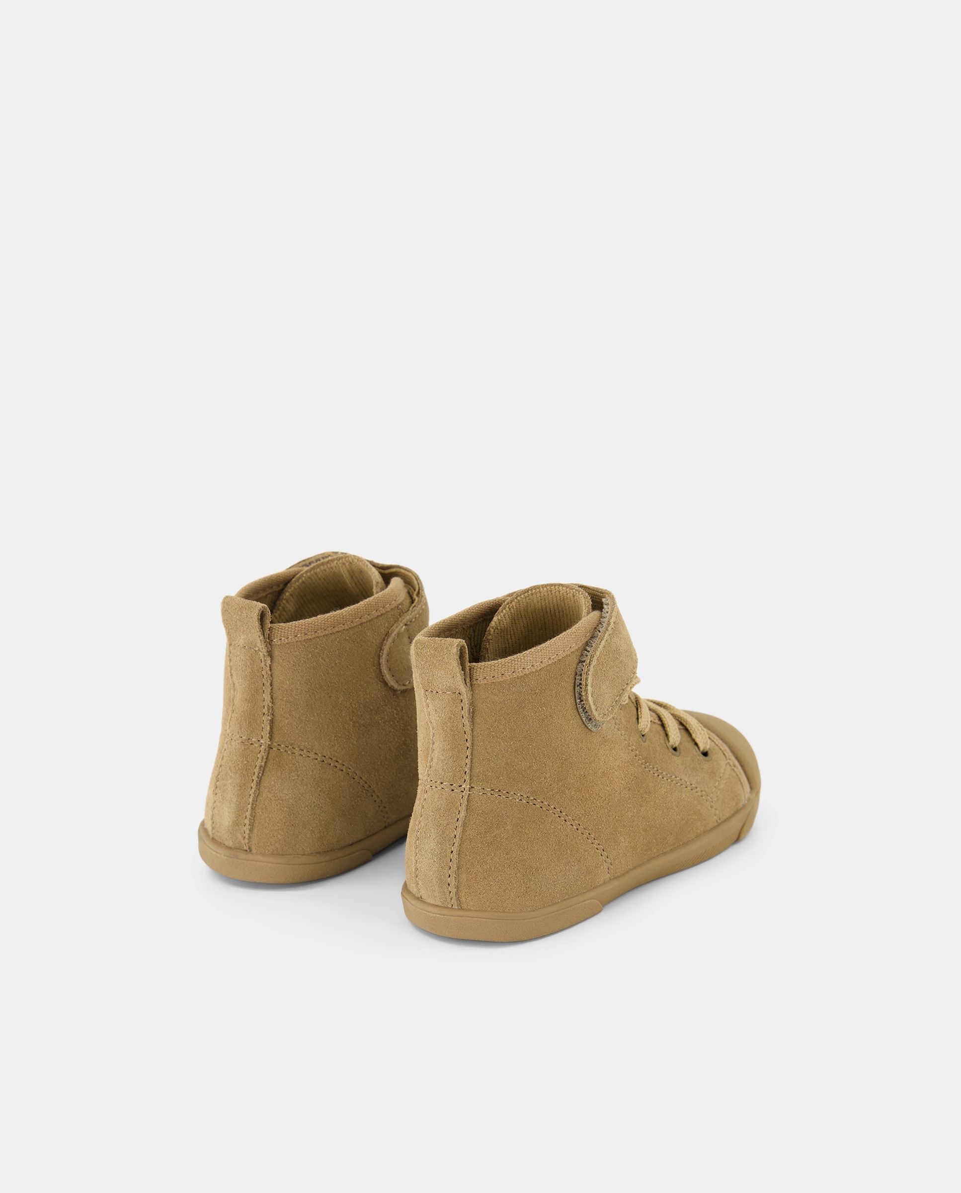 Botas Desportivas de Bebé com Fecho de Velcro e Cordão Torrado-3