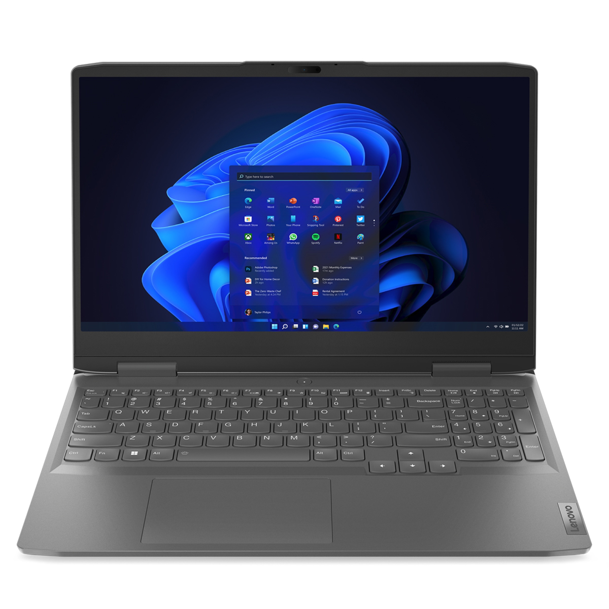 Portátil Lenovo Gaming LOQ 15IRH8, i5-13420H, 16 GB, 512 GB SSD, RTX 4050, 15,6", Sin SO (Reacondicionado Grado A) Gris-1
