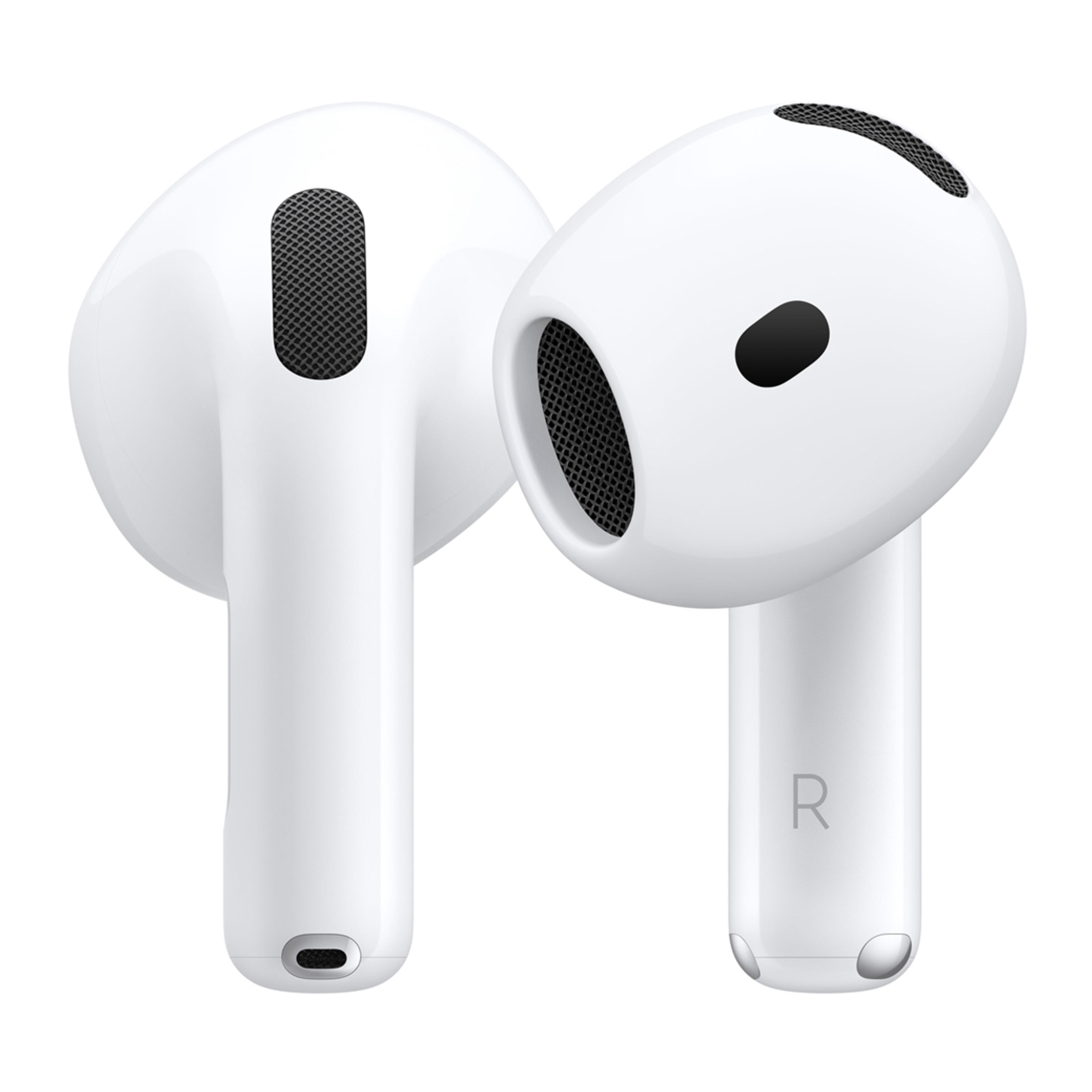 Apple AirPods 4 - Auriculares inalámbricos Bluetooth y Estuche de carga (Reacondicionado Casi a estrenar) Blanco-1