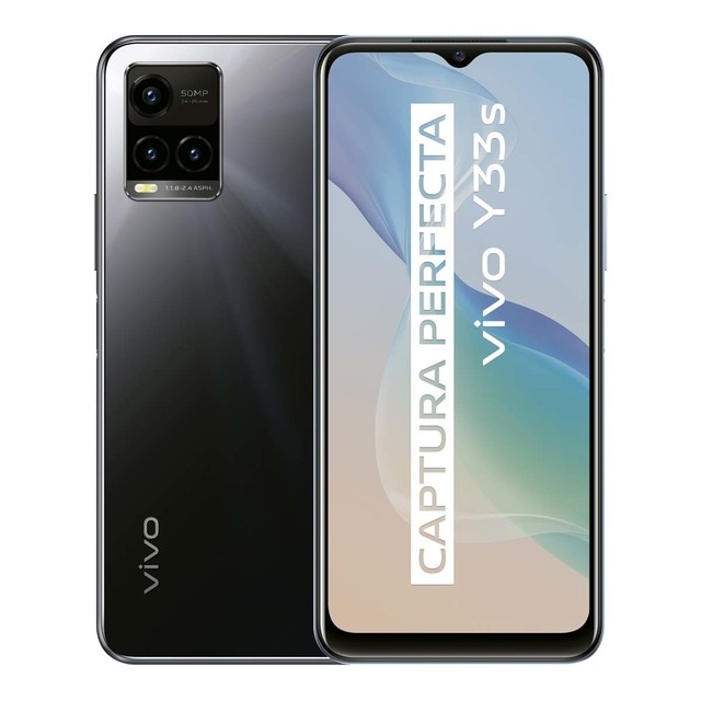 Imagen 0 de Vivo Y33s 8 GB + 128 GB Mirror Black móvil libre (Reacondicionado A estrenar)