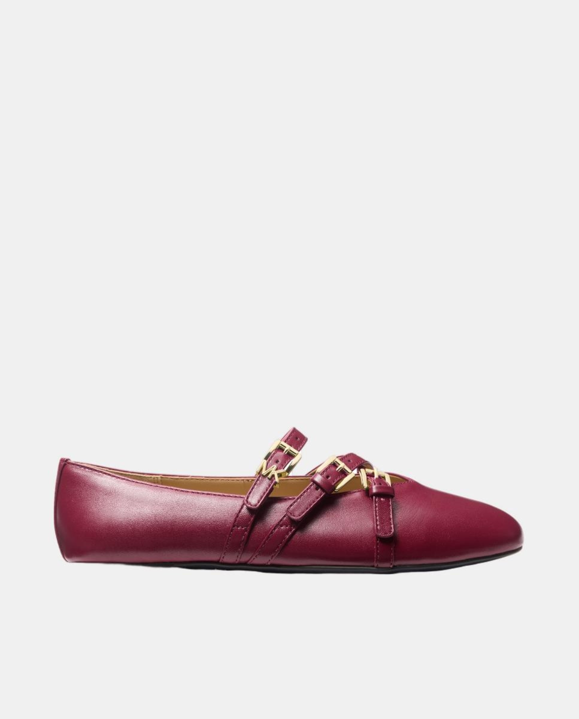 Sabrinas com Fechos de Fivela Vermelho/Grená-1