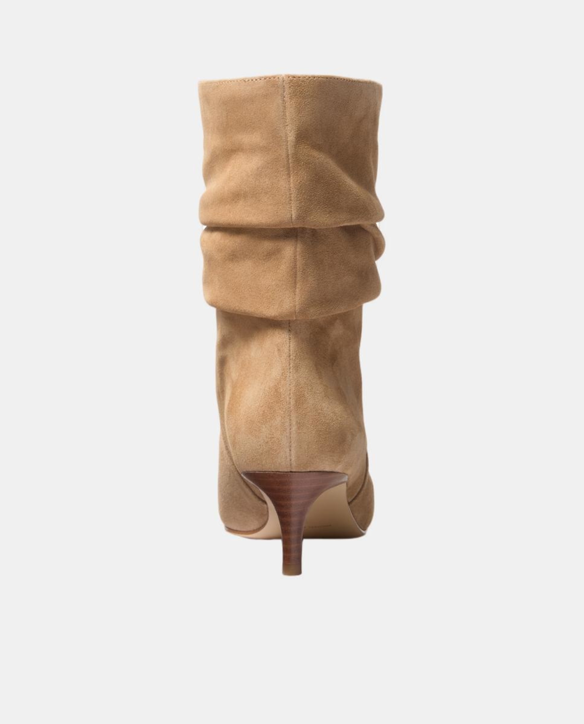 Botins de Salto Dawn com Efeito Enrugado Natural-3