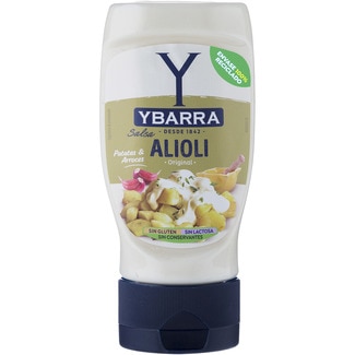 salsa ali oli sin gluten y sin lactosa bote 250 g - Ybarra