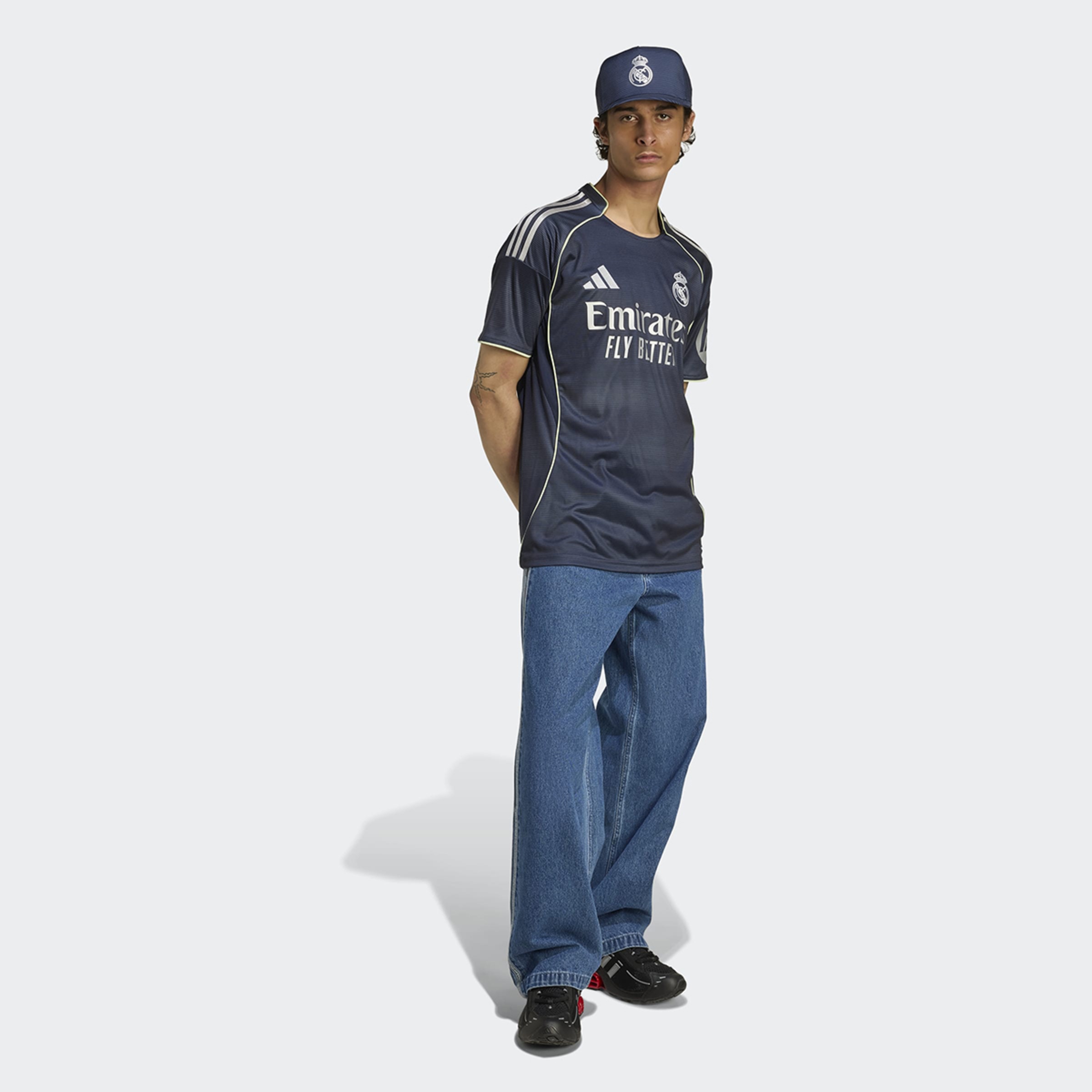 T-shirt de Homem 2.º Equipamento Real Madrid CF 2025-2026 Azul-5