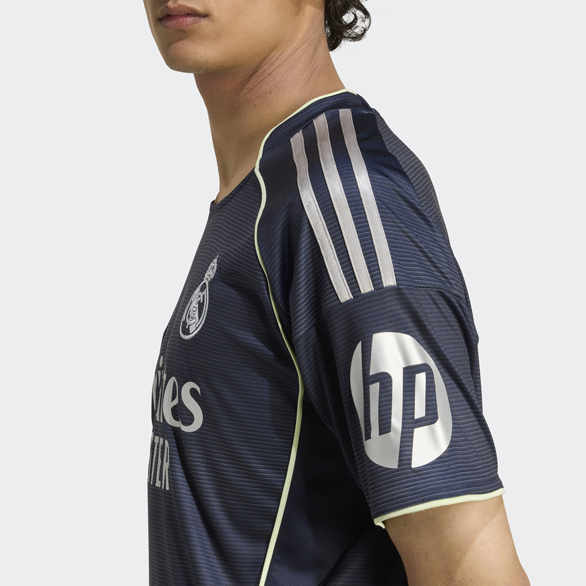 T-shirt de Homem 2.º Equipamento Real Madrid CF 2025-2026 Azul-3