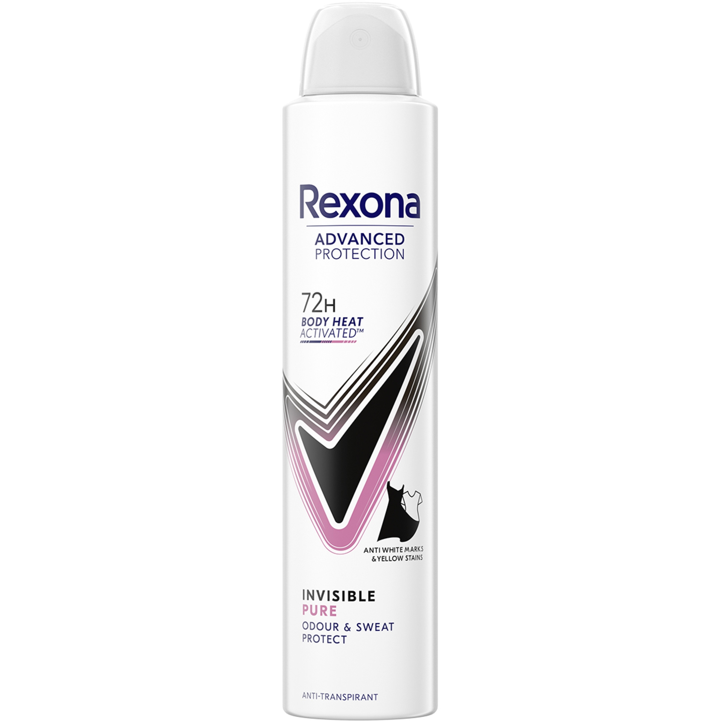 desodorante Advanced Protection Invisible Pure antitranspirante 72 h spray 200 ml