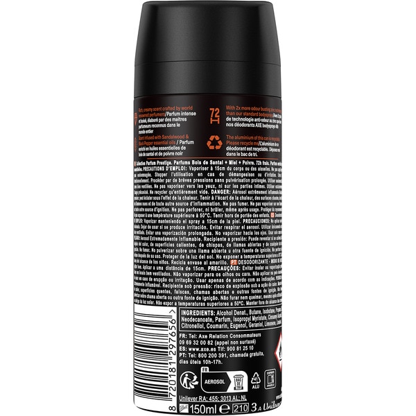 Copper Santal brown sugar + pepper 72h body spray deodorant spray 150 ml