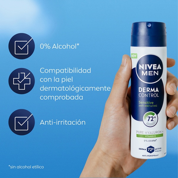Deo Derma Control Sensitive 72 Stunden Anti-Transpirant Spray 250 ml