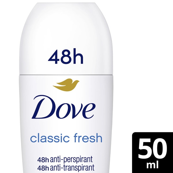desodorante roll-on Classic Fresh 0% alcohol antitranspirante 48h container 50 ml