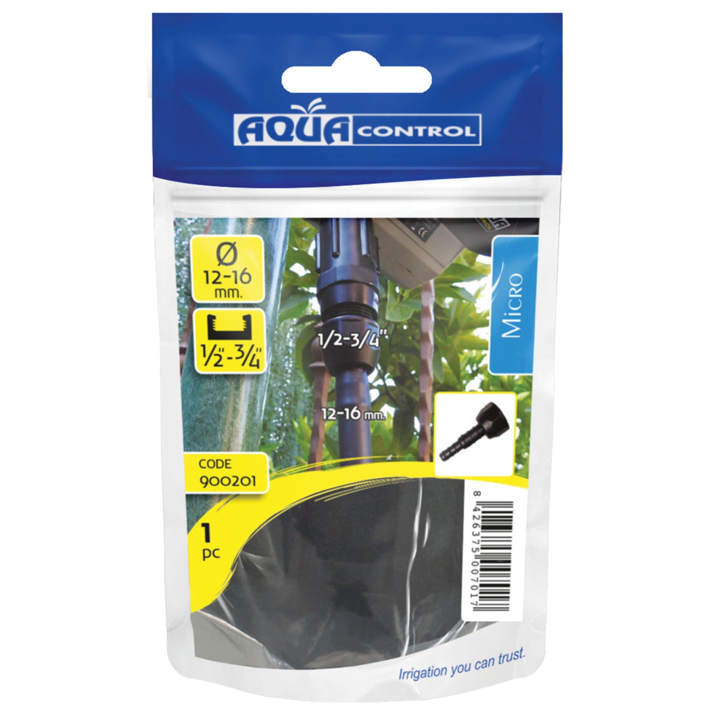 Adaptador h 3/4'' salida 12-16 mm 2