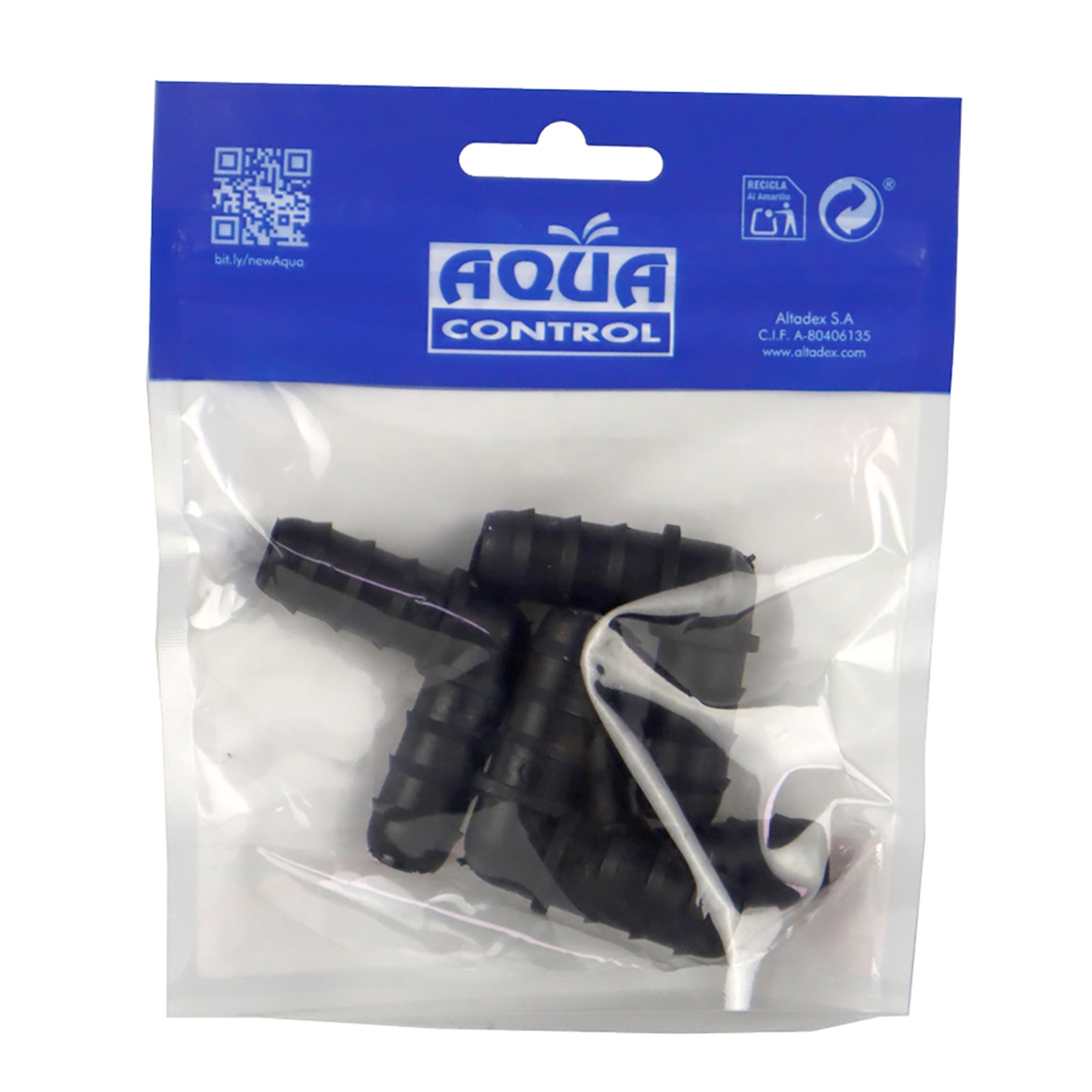 Codo goteo 16 mm (x4) 3