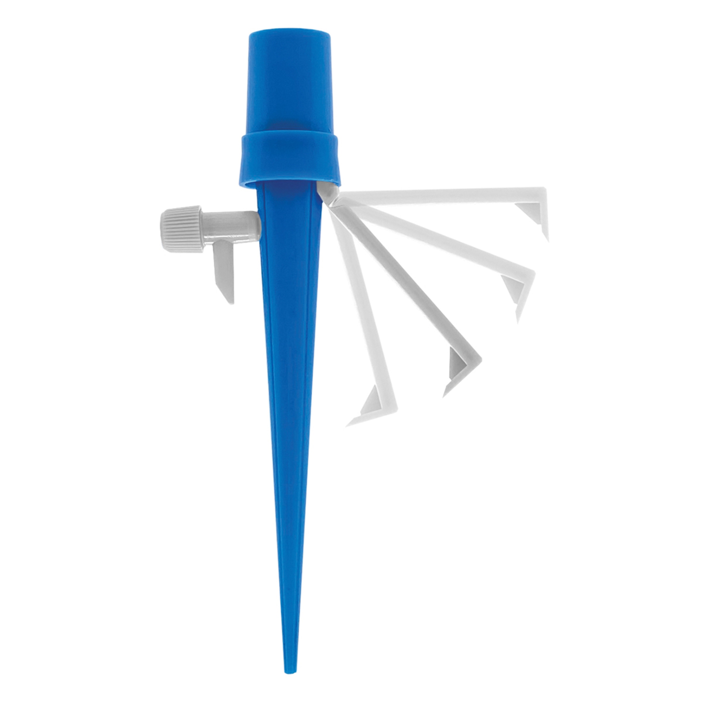 Pack 6 Conos de Riego por Goteo Regulables Azul-8