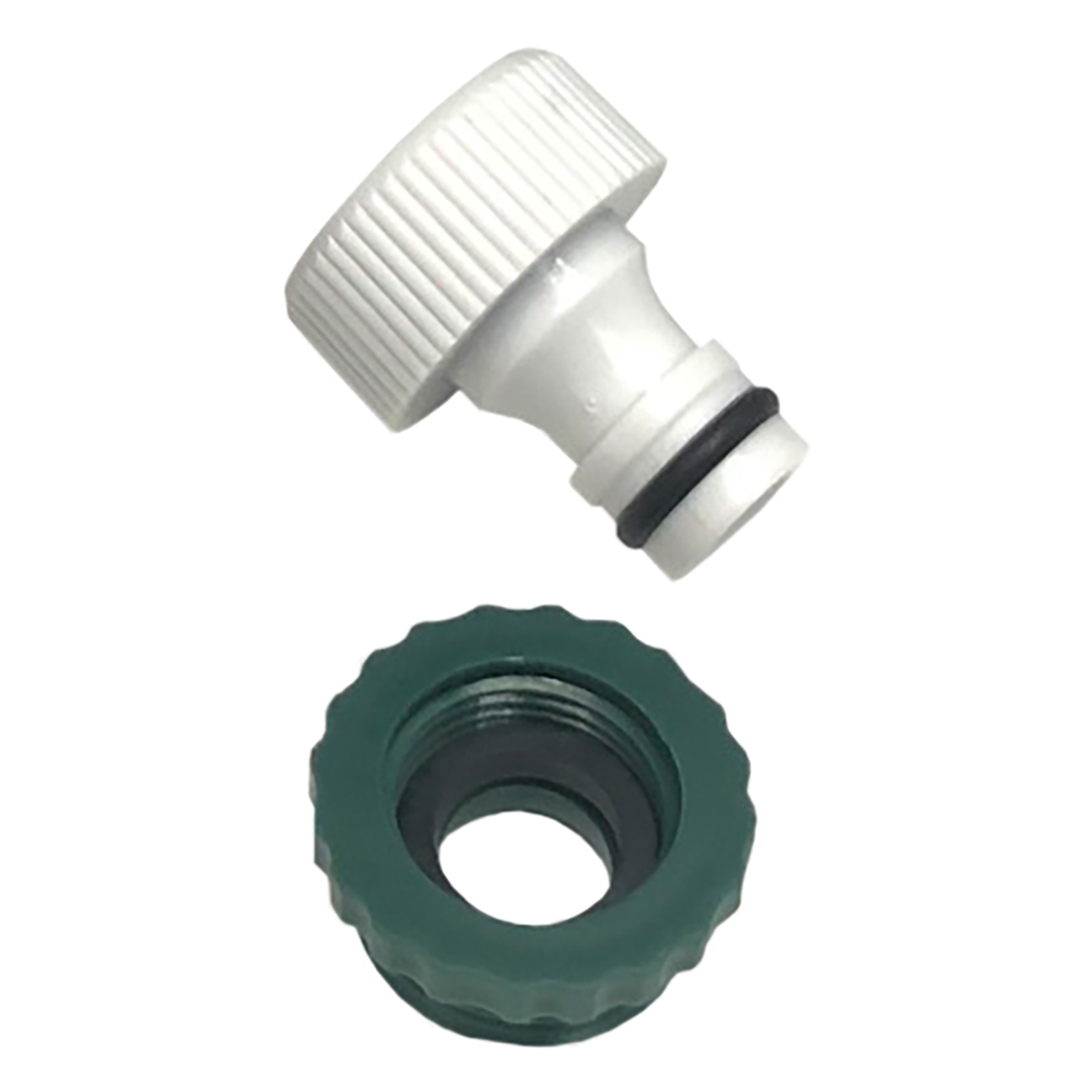 Manguera helicoidal con accesorios Verde-2
