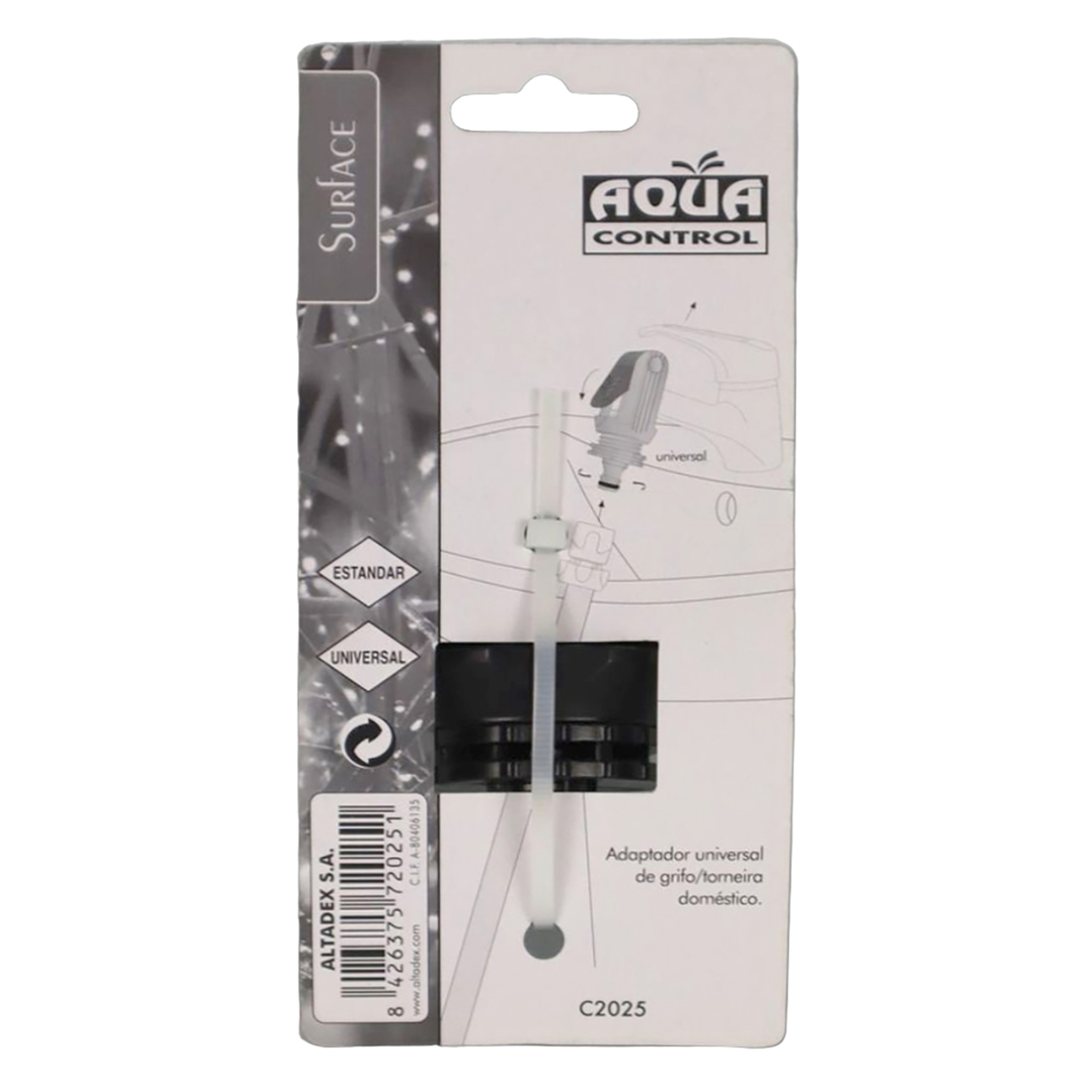 Adaptador universal de grifo Negro / Azul-3