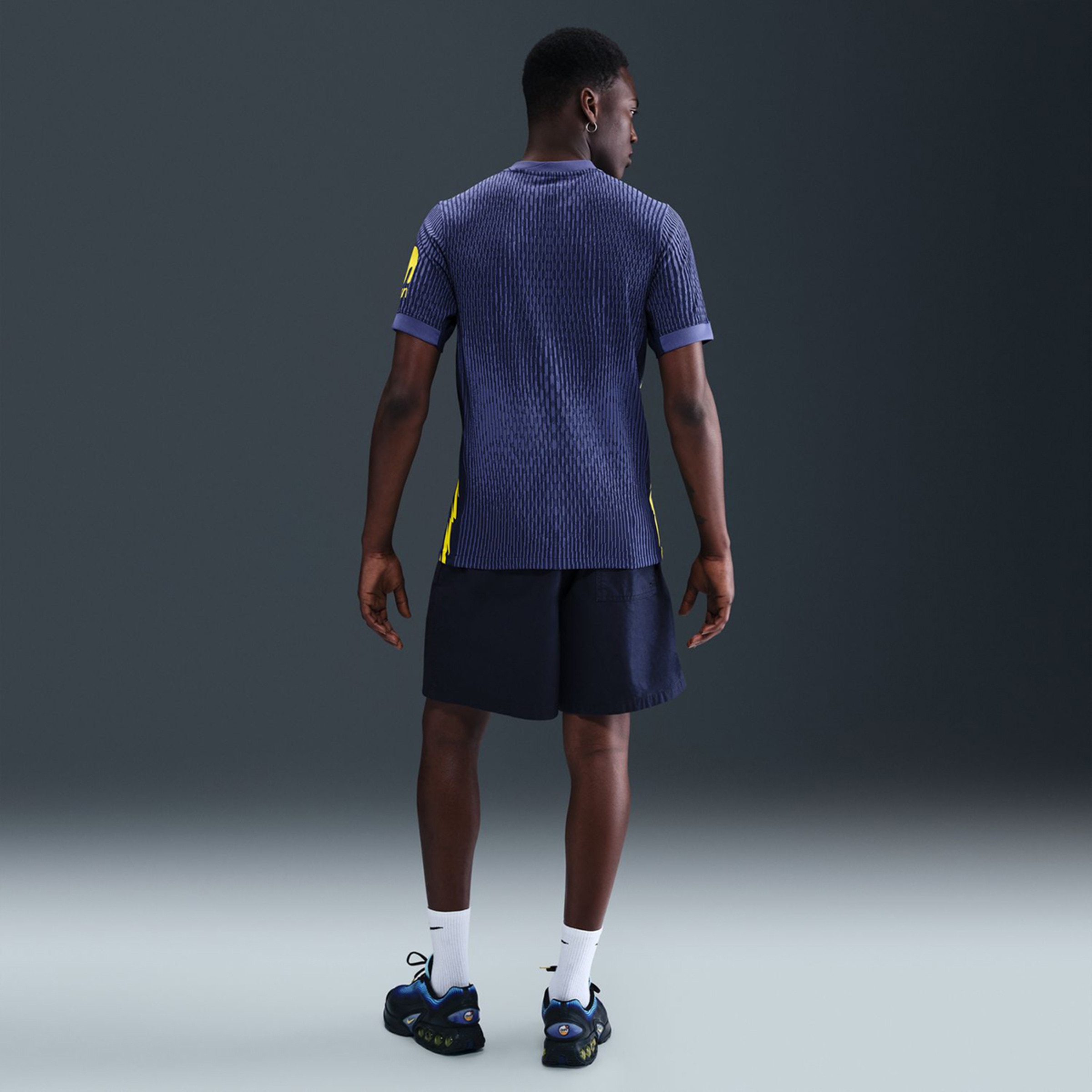T-shirt de Homem 2.º Equipamento Atlético de Madrid 2025-2026 Match Azul-4