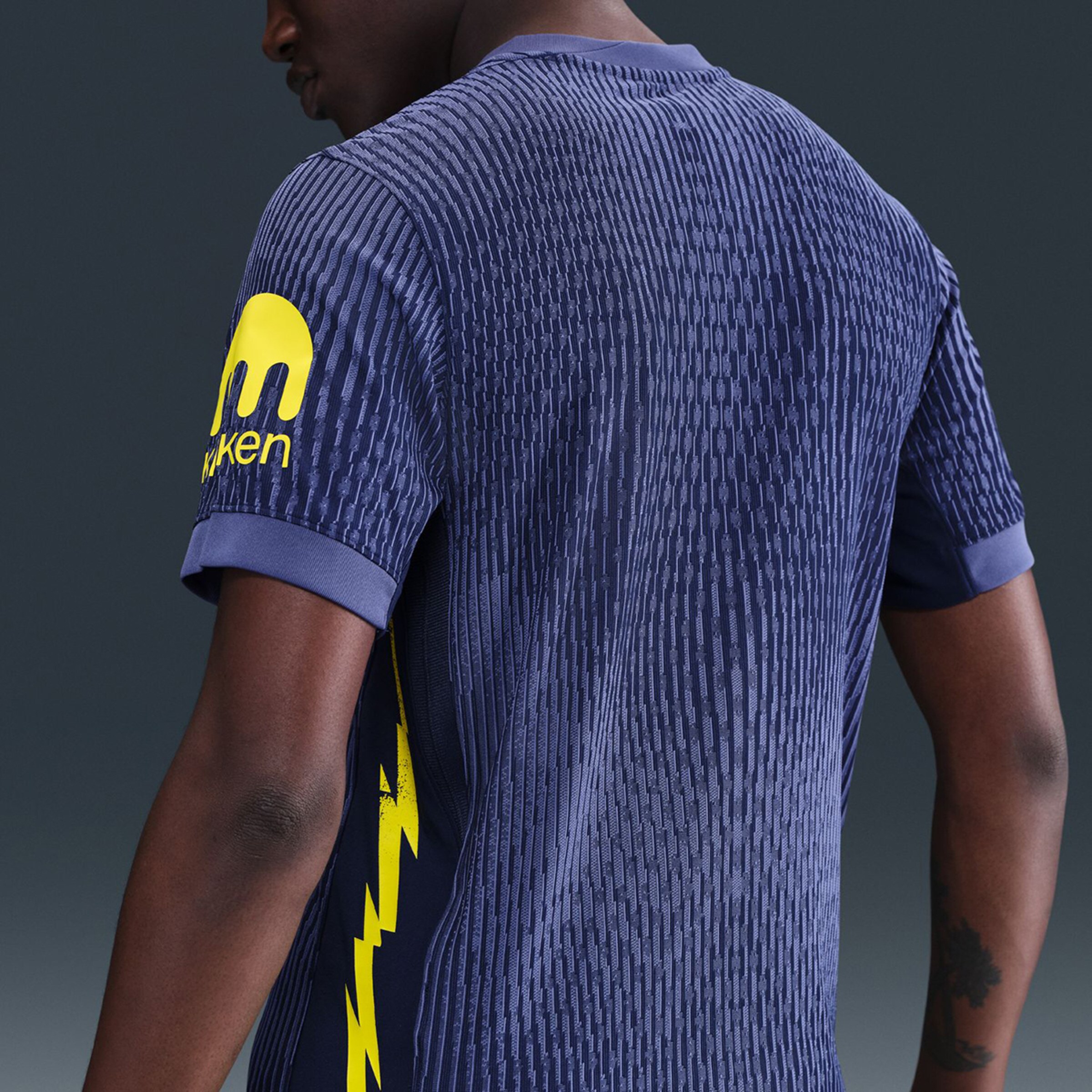 T-shirt de Homem 2.º Equipamento Atlético de Madrid 2025-2026 Match Azul-5