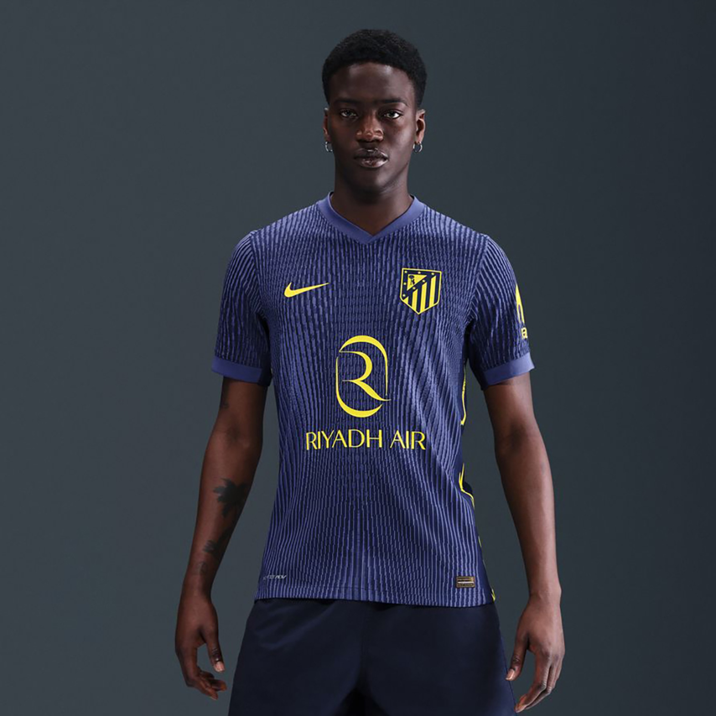 T-shirt de Homem 2.º Equipamento Atlético de Madrid 2025-2026 Match Azul-1