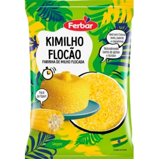 Farinha de Milho Flocada embalagem 400 g - Ferbar
