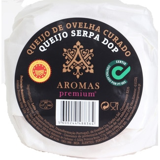 Queijo de Ovelha Serpa  D.O.P (Merendeira) Peso Aproximado unidade 250 g - Aromas Premium
