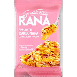 Spaghetti Carbonara com Presunto Fumado unidade 357 g - Rana