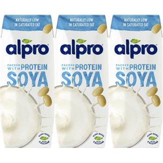 Bebida de Soja com Cálcio Pack 3 unidades 250 ml - Alpro
