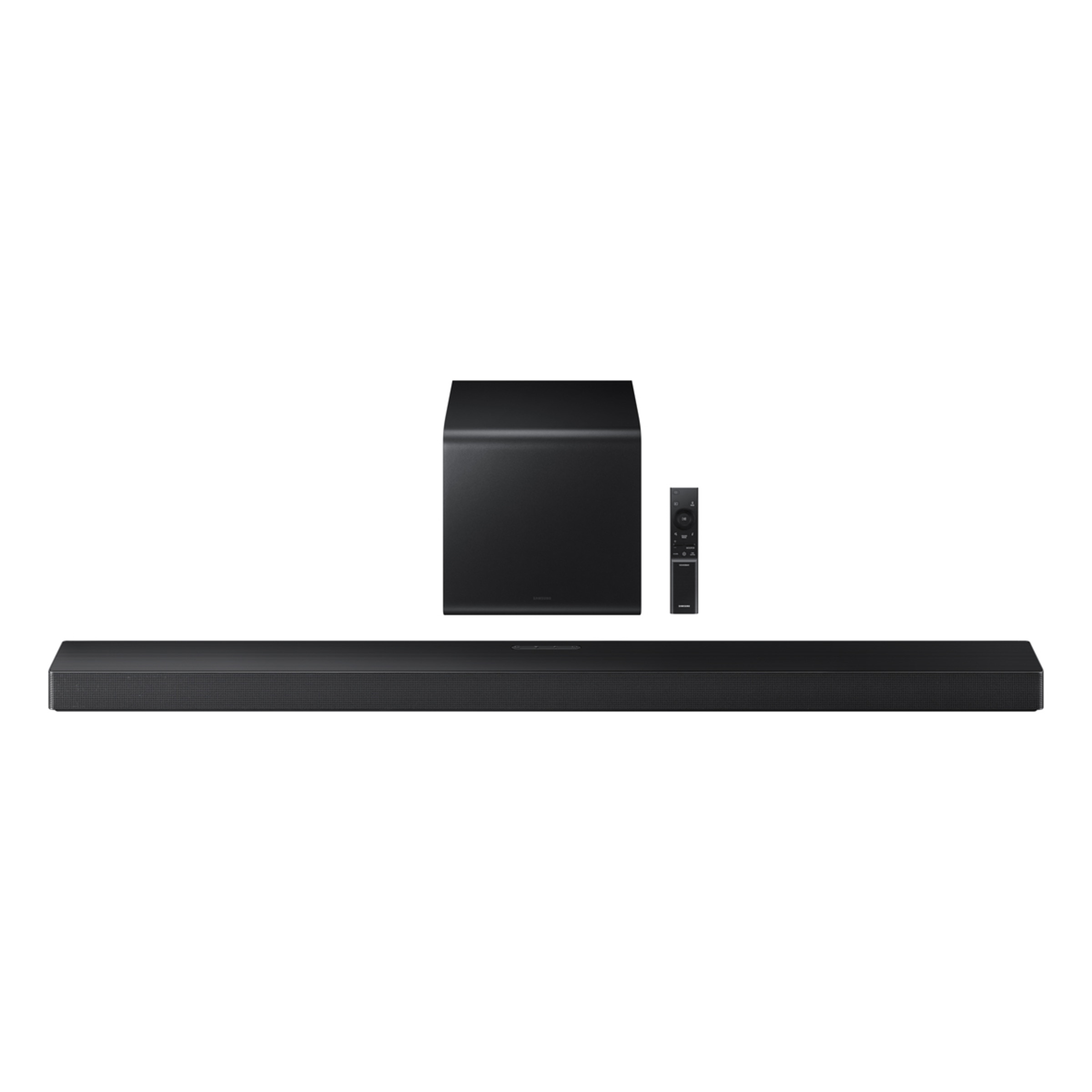 Barra de sonido Samsung 2025 HW-QS700F, Dolby Atmos y DTS Virtual: X, Q-Symphony, 3.1.2 con 9 altavoces, 345W, Subwoofer inalámbrico 6.5" 160W, Wi-Fi Negro-2