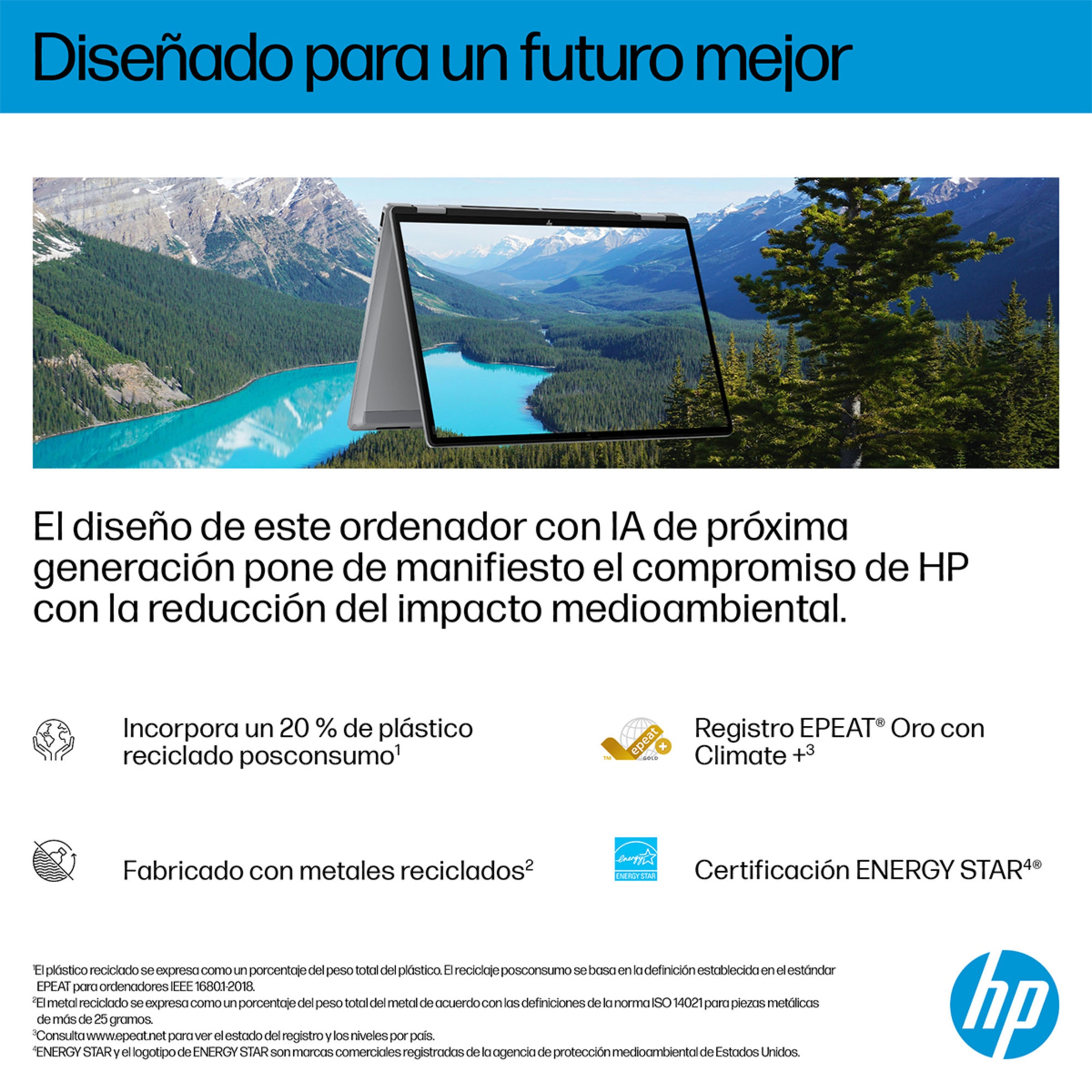 Convertible 2 en 1 HP OmniBook X Flip 14-fk0000ns, Copilot+PC, Ryzen IA 7-350, 32GB, 1TB SSD, 14" OLED, W11 Plata-8