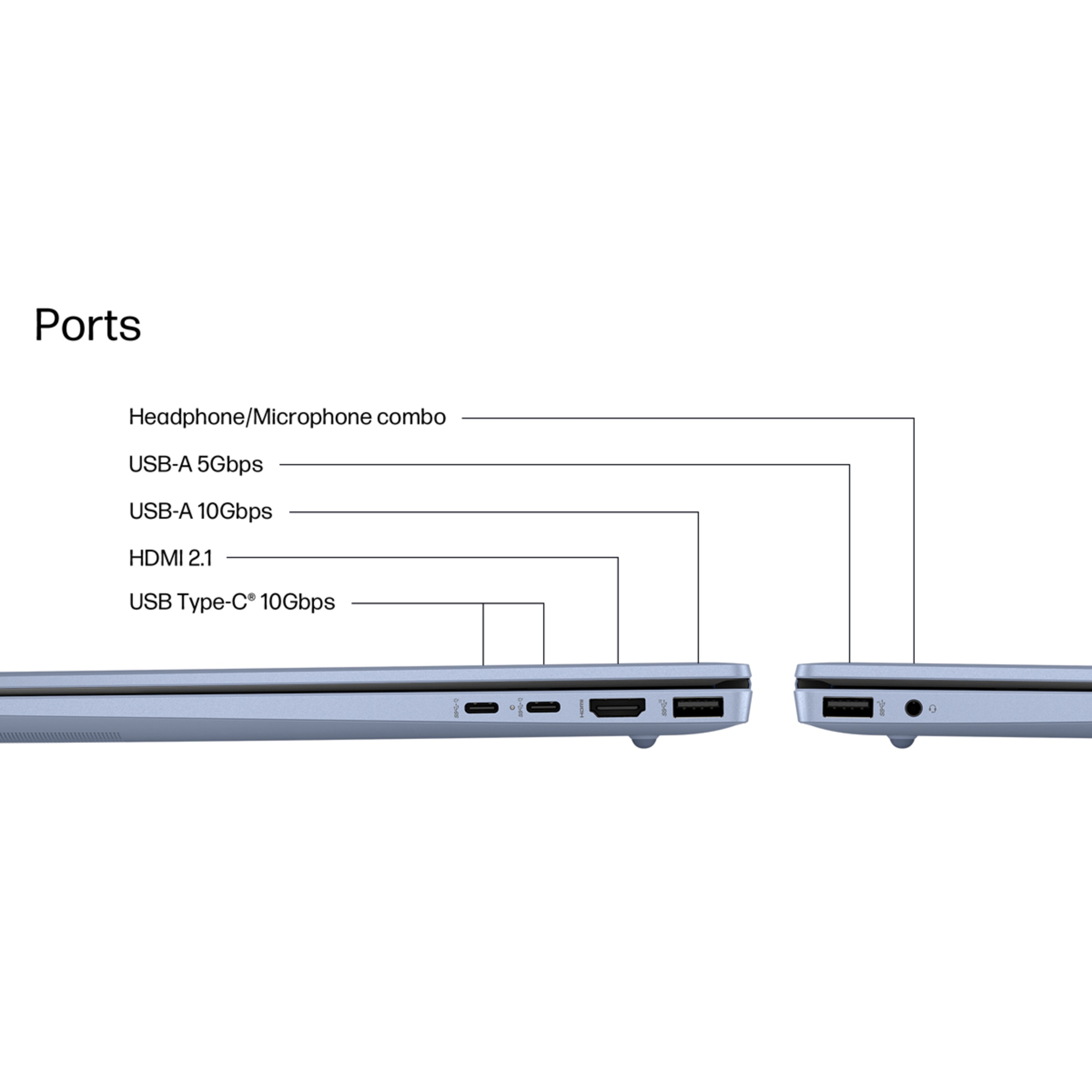 Portátil HP OmniBook 5 16-ag1001ns, Copilot+PC, Ryzen IA 7-350, 32GB, 1TB SSD, 16", W11 Azul-6