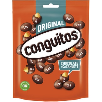 Original cacahuetes recubiertos de chocolate con leche y sin gluten bolsa 200 g - Conguitos