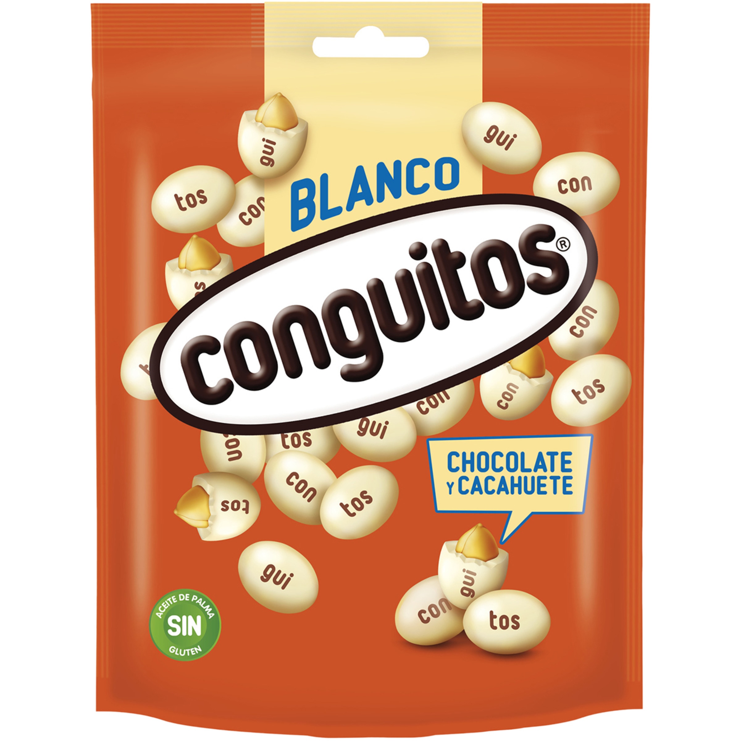 Original cacahuetes recubiertos de chocolate blanco sin gluten bolsa 200 g