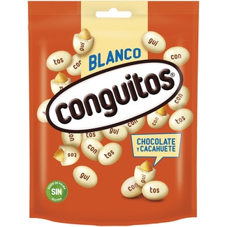 Original cacahuetes recubiertos de chocolate blanco sin gluten bolsa 200 g - Conguitos