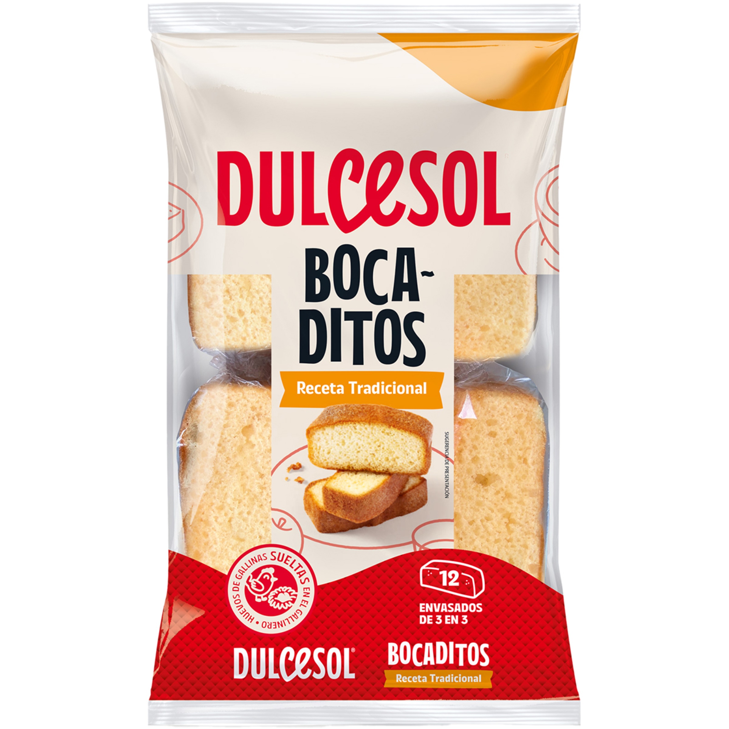 bizcocho sin aceite de palma 12 unidades envase 246 g 18 unidades
