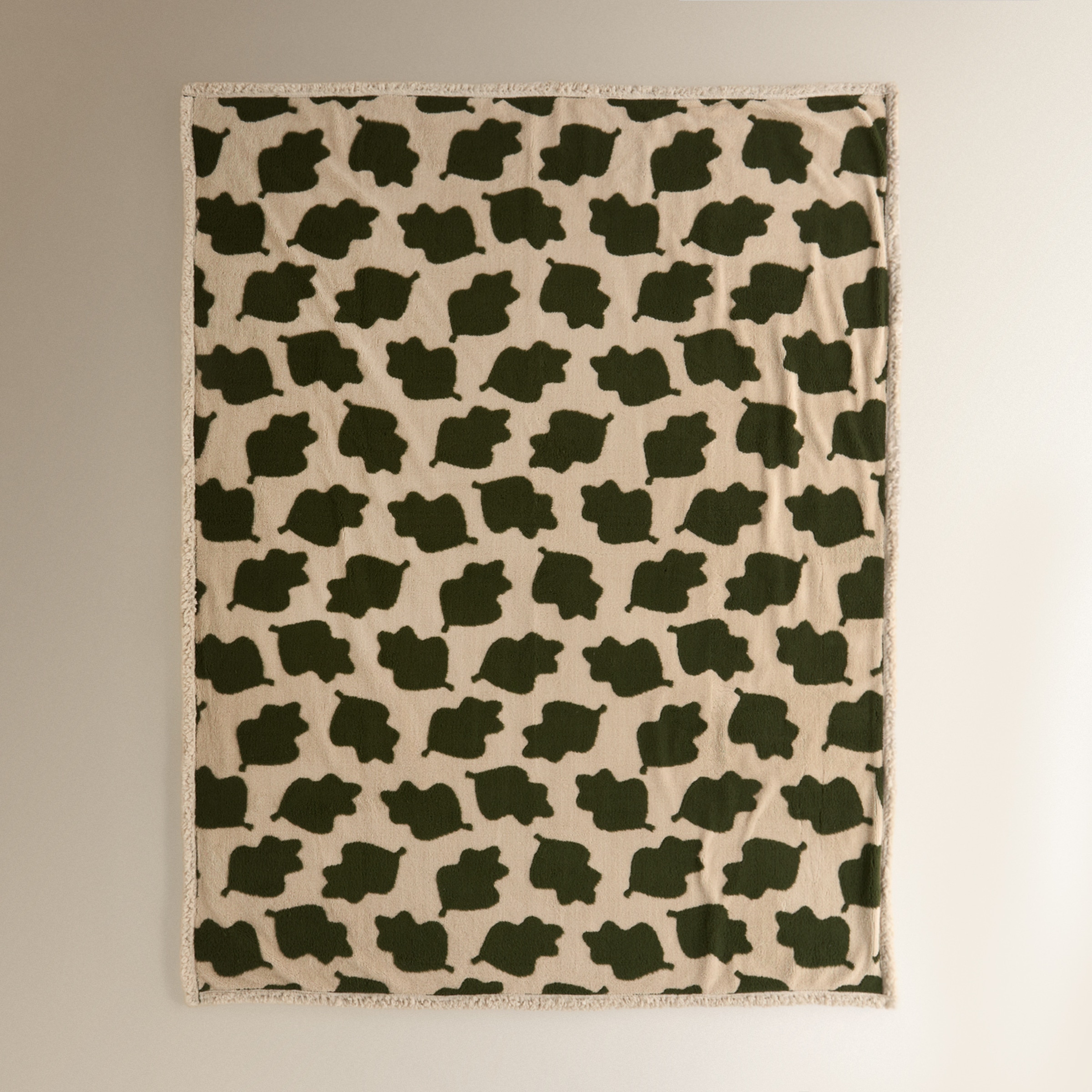 Manta decorativa Bloo Beige-4