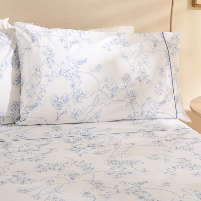 Imagem 0 de Conjunto de Lençóis de Algodão Birds