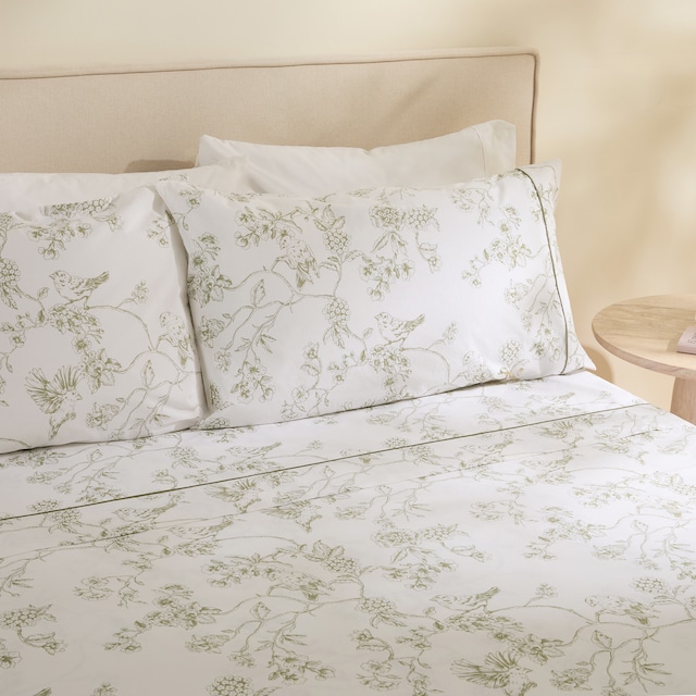 Imagen 0 de Juego de sábanas algodón Birds