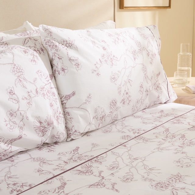 Imagen 0 de Juego de sábanas algodón Birds