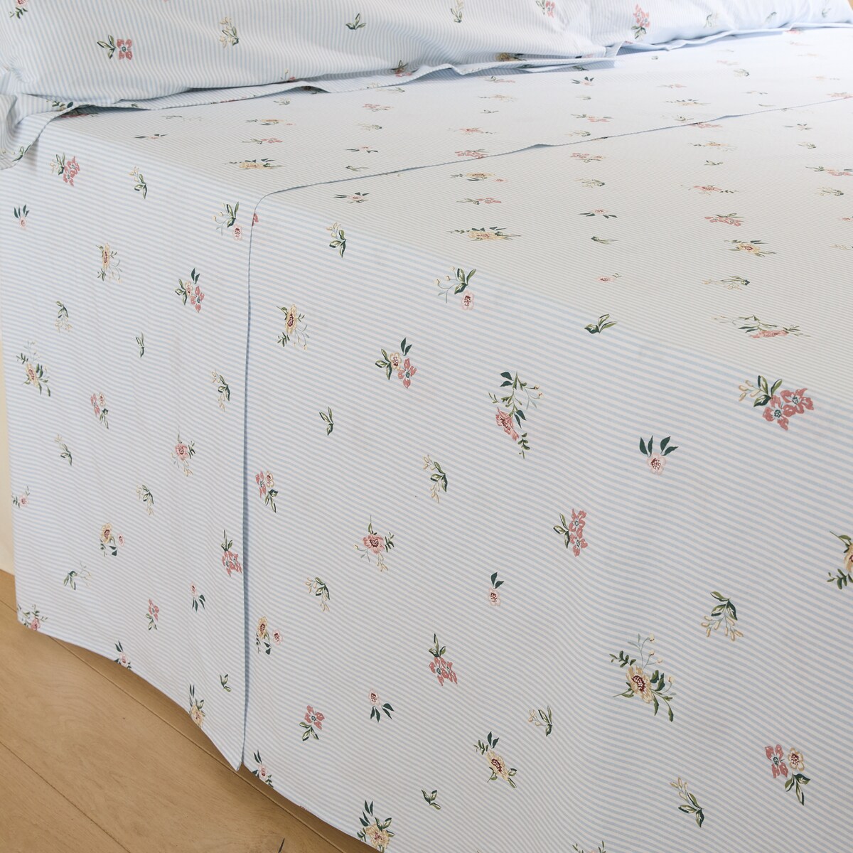 Conjunto de Lençóis de Algodão Dubois Azul-2