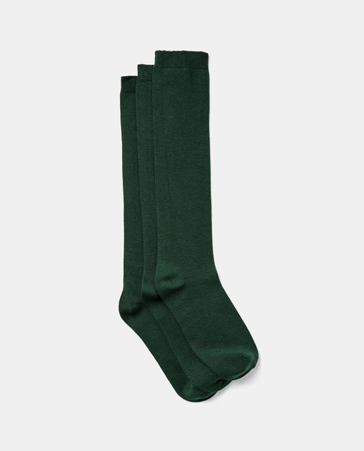 Imagen 0 de Pack 3 calcetines altos lisos de niño