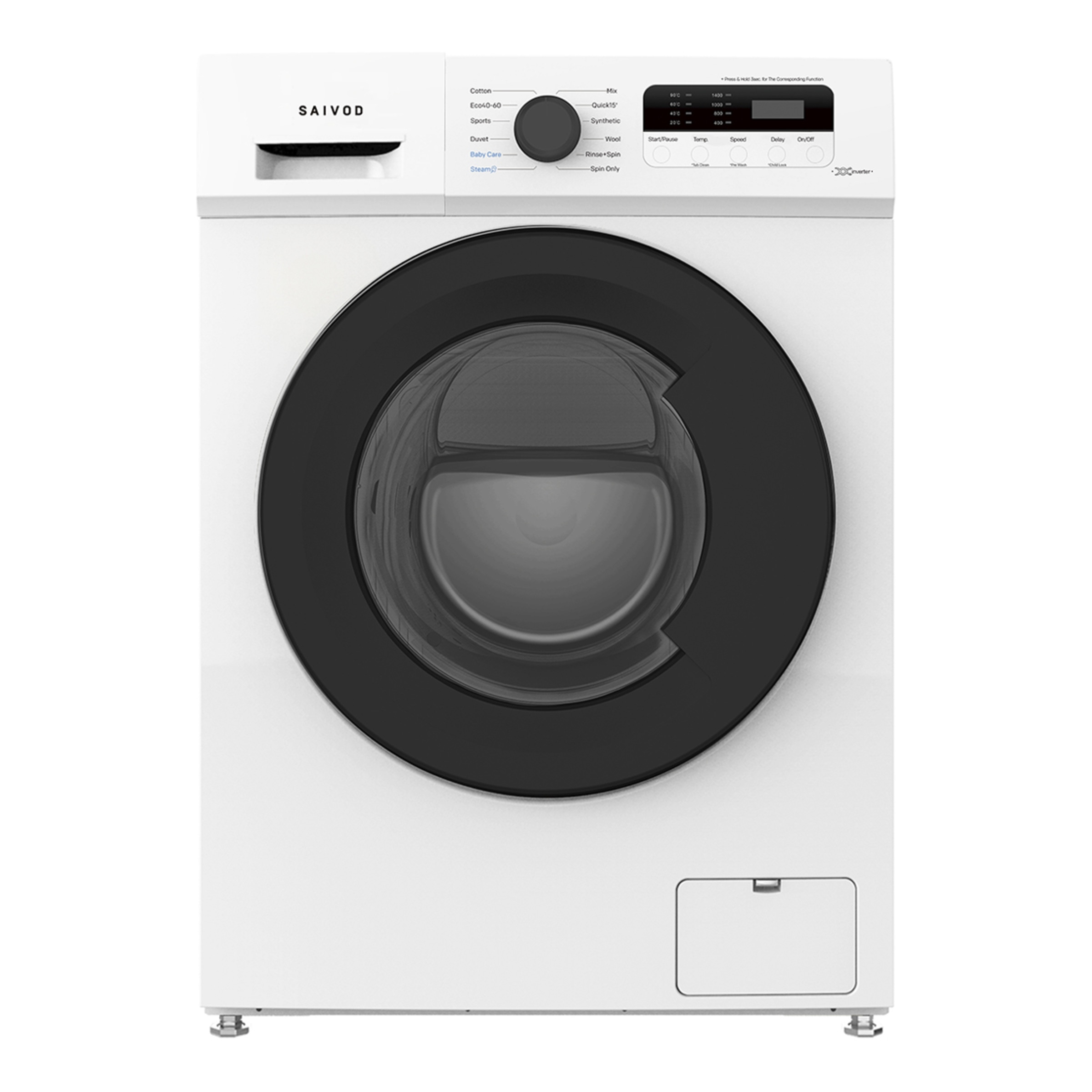 Máquina de Lavar Roupa Saivod LSC10625 Carga Frontal de 6 Kg e de 1000 rpm - Branco Branco-1