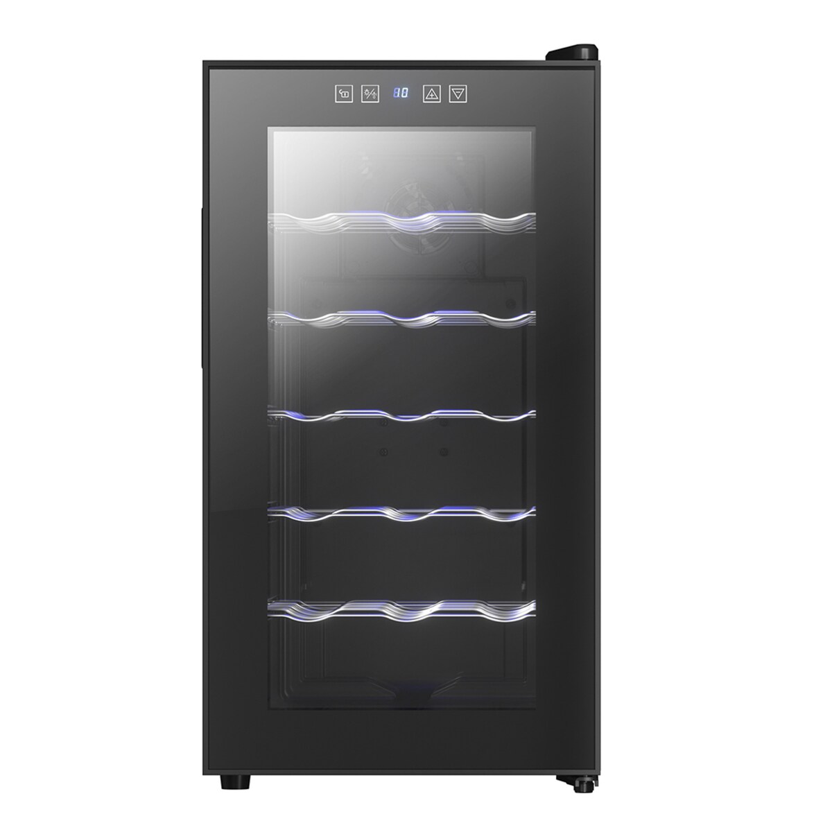 Garrafeira Saivod VS1825 para 18 Garrafas Standard - Preto Preto-1