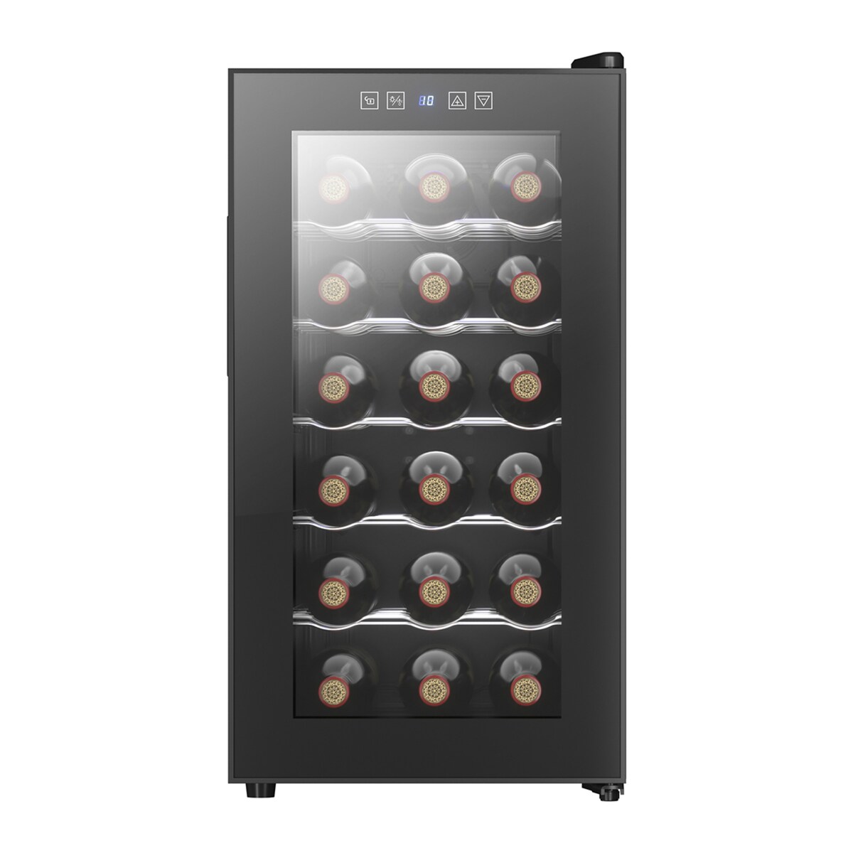 Garrafeira Saivod VS1825 para 18 Garrafas Standard - Preto Preto-3