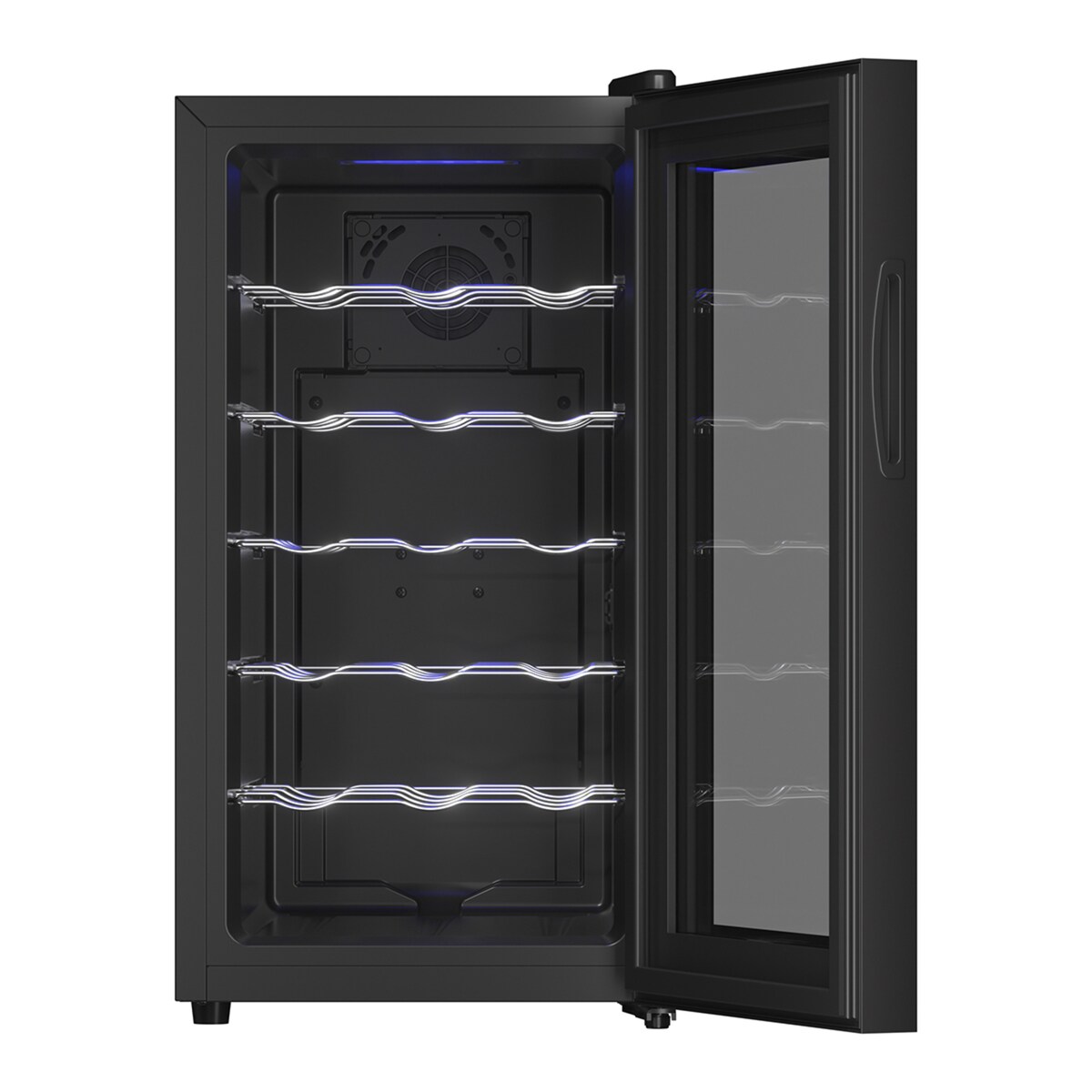 Garrafeira Saivod VS1825 para 18 Garrafas Standard - Preto Preto-2